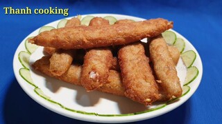 món chay - Cách làm SƯỜN CỌNG CHAY món chay ngon dễ làm - Thanh cooking