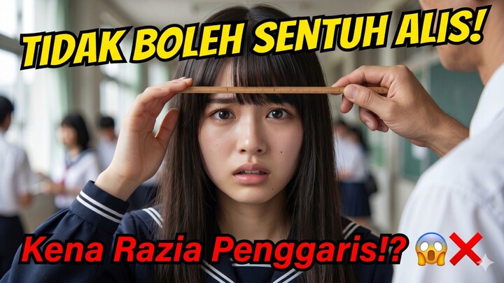 Kenapa Poni Siswi Jepang GAK BOLEH Sentuh Alis? Alasannya Bikin Melongo! 😱
