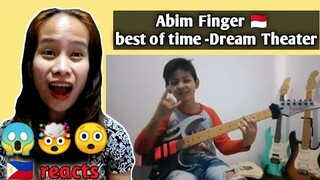 Abim Finger - The best of time cover ( Dream Theater ) || First time reaction 🇵🇭