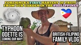 FOREIGNER'S FIRST FRUIT GARDEN HARVEST IN THE PHILIPPINES | Typhoon Odette is heading our way | RAI