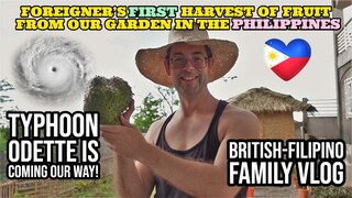 FOREIGNER'S FIRST FRUIT GARDEN HARVEST IN THE PHILIPPINES | Typhoon Odette is heading our way | RAI