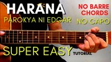 PAROKYA NI EDGAR - HARANA CHORDS (EASY GUITAR TUTORIAL) for BEGINNERS