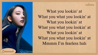 LE SSERAFIM (르세라핌) 'FEARLESS (Korean ver.)' LYRICS