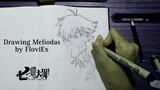 Drawing easy Meliodas by FloviEx