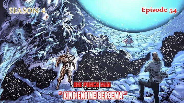 One Punch Man (Season 4) - Episode 34 [Bahasa Indonesia] - " King Engine Bergema, Monster Pun Ragu "