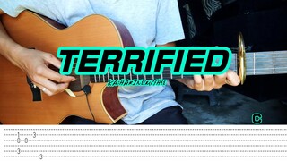 Terrified - Katharine Mcphee - Fingerstyle (Tabs) Chords + lyrics