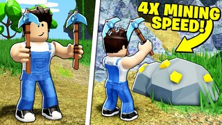 DUAL PICKAXE SPEED MINE GLITCH! *INSANE* Roblox Islands