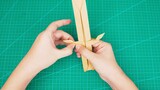 Jangan memotong atau memotong, gunakan selembar kertas untuk membuat pedang origami yang tampan!