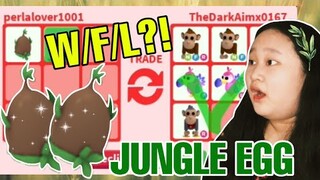 TRADING ONLY JUNGLE EGG TO SEE WHAT IT'S WORTH IN ADOPT ME (PART 2 ROBLOX TAGALOG)