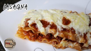 HOW TO MAKE BAKED LASAGNA FILIPINO STYLE