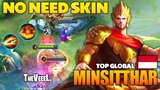Skin Off! Minsitthar Build Tank NonStop Ganking | Top Global Minsitthar Gameplay ~ Mobile Legends