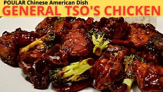 GENERAL TSO'S CHICKEN | Chinese American Food Icon | How To Make General Tso's Chicken |Food Takeout