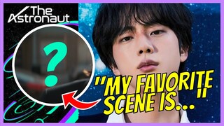 BTS Jin Favorite Scene from THE ASTRONAUT MV