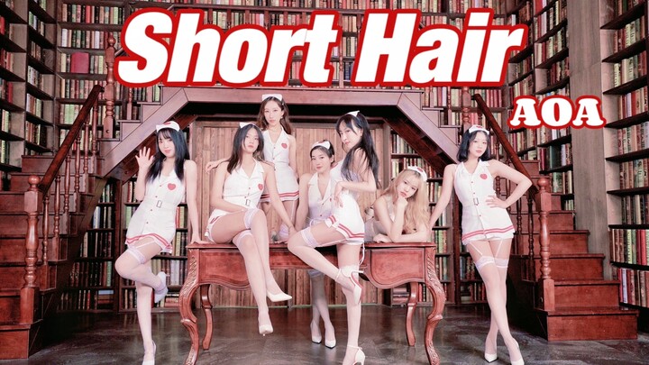 AOA [Short Hair] All staff in uniform with stilettos and high heels, is it not spicy? Deleted | Sexy