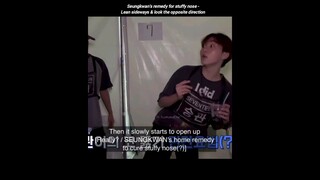 Remedy for stuffy nose 💎 #seventeen #seungkwan