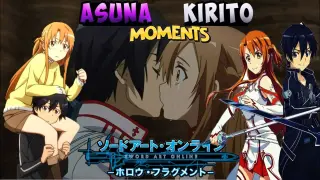 Kirito x Asuna Cute Moments - (Sword Art Online)