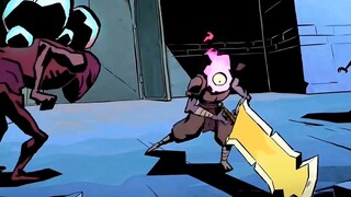 Funny dubbing: This hero in Dead Cells is a funny guy