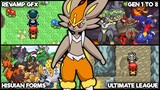 Updated Pokemon GBA Rom With Gen 1 to 8, Hisuian Forms, Revamp GFX, Ultimate League And More