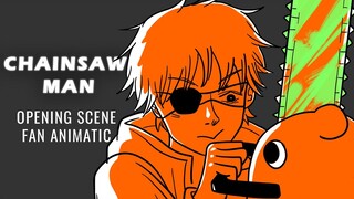 CHAINSAW MAN Anime - Opening Scene | Fan Animatic (チェンソーマン)