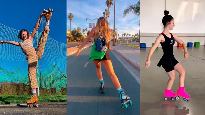 Roller Skating Girls TikTok Compilation 2024 #rollerskating