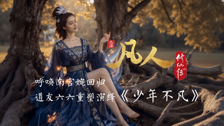 Calling for Nan Gong Wan to return! Liu Liu reinterprets "Shaonian Bufan" as a tribute to "Immortal 