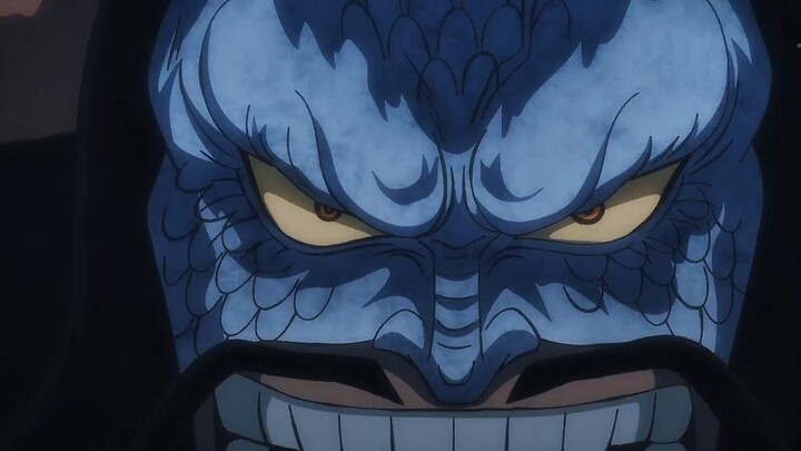 Kaido nói rằng sức mạnh bá đạo của hắn là trên hết, và sau đó, quả ác quỷ đã được kích hoạt hoàn toà