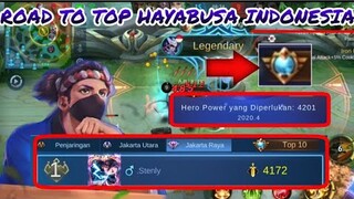 Rip Hyper Carry ! Kejar SUPREME Hayabusa Indonesia ! Stenly Hayabusa Gameplay | Mobile Legends