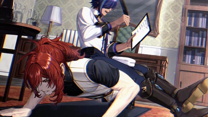 ◕ Xiaoyu ◔ I’m not really convinced that Diluc can do push-ups with one hand～(✪⥎✪)