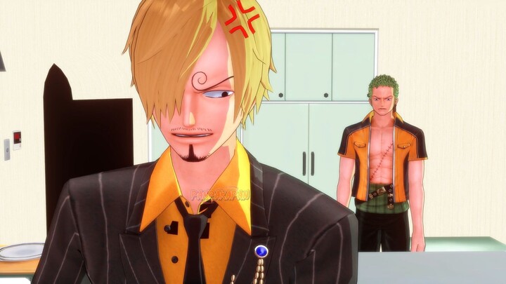ngomong aja pengen di traktir parodi animasi one piece