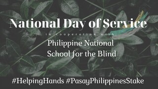 National day of Service 2019 - Pasay Philippines Stake