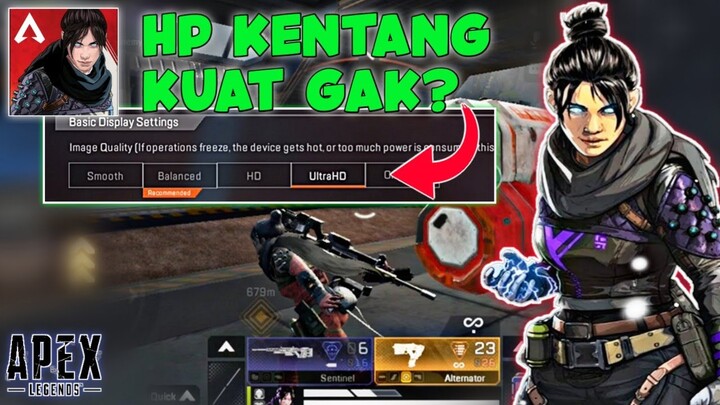 Test Grafik APEX LEGENDS MOBILE di Redmi Note 8 Pro