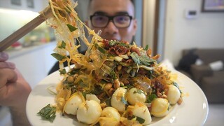 Hôm Nay mình nấu  BÁNH TRÁNG TRỘN.