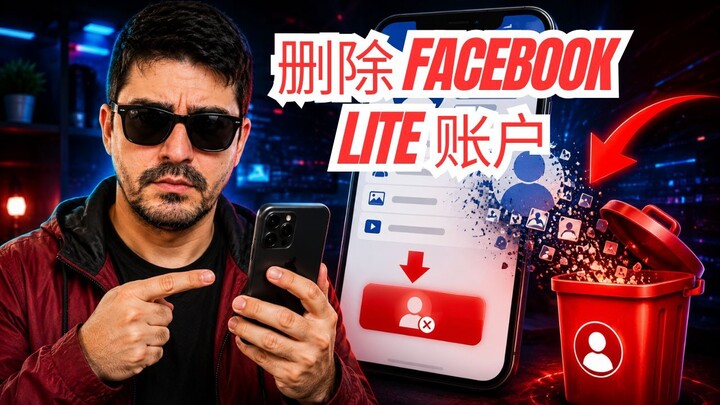 如何通过手机删除 FACEBOOK LITE 账户（2026年更新版）