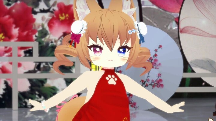 【VrchatMMD】The chubby little fox in traditional Chinese style dances "Great Joy"