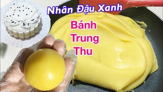 Cách sên nhân ĐẬU XANH cho các loại bánh trung thu, bánh in, bánh pía đơn giản nhất không bị chảy xệ