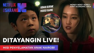 LIVE! Aksi Seru Tokyo dkk Nolongin U-ju | Money Heist: Korea - Joint Economic Area | Clip