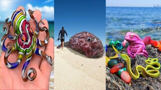 Catching Seafood 🦀 ASMR Relaxing (Catch Shark , Catch Fish ,Deep Sea Monster ) #578