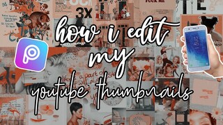 how to make youtube thumbnails | picsart