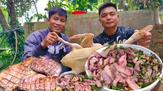 Lạp Ngan Sống, Món Ăn Hấp Dẫn Mới Lạ Cùng Anh Em. Nhịp Sống Tây Bắc | Trai Rừng TV