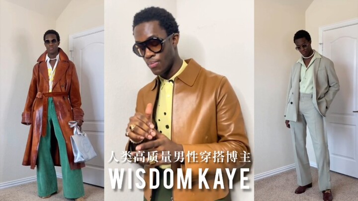 Collection of Wisdom Kaye, a high-quality male fashion blogger