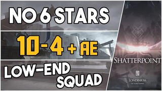 10-4 + Adverse Environment | Low End Squad |【Arknights】