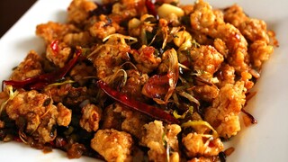 Spicy garlic fried chicken (Kkanpunggi: 깐풍기)