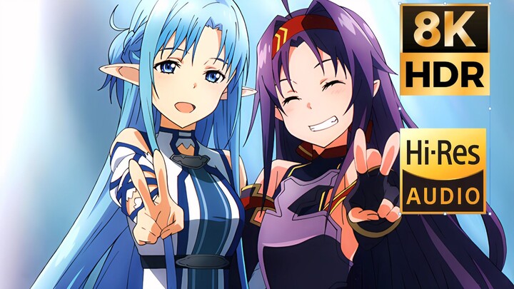 [For Your Collection / 8K / HDR / 120fps] Sword Art Online II Yui Special OP "Courage" - Haruka Toma