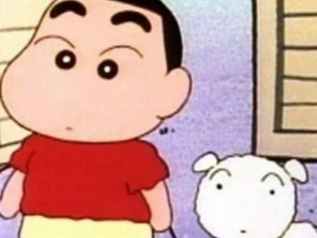 Let the cute Shin-chan heal your unhappiness today