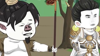 Trick Erlang Shen Yang Jian into wearing the golden hoop! Hehe!