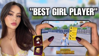 iPhone 13 Pro Max Pubg HANDCAM🔥4 FINGER + Full GYRO | BEST GIRL PLAYER #52