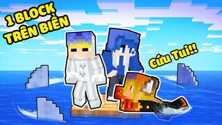 TÔ GÀ THỬ THÁCH 24H SINH TỒN 1 BLOCK TRÊN BIỂN TRONG MINECRAFT*MINECRAFT RAFT