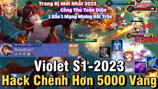 Violet S1-2023 Liên Quân Mobile | Cách Chơi, Lên Đồ, Phù Hiệu, Bảng Ngọc Cho Violet Mùa 25 Đi Rồng