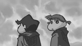 [Papan cerita pendek] Attack on Titan versi Crayon Shin-chan
