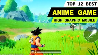 Top 12 Best Upcoming ANIME GAMES mobile | New releases Anime Game RPG MMORPG High Graphics mobile